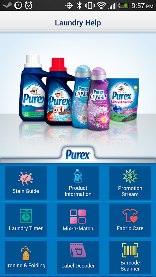 Purex Laundry Help App - screenshot
