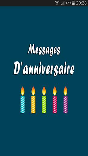 【免費書籍App】Message d'anniversaire-APP點子