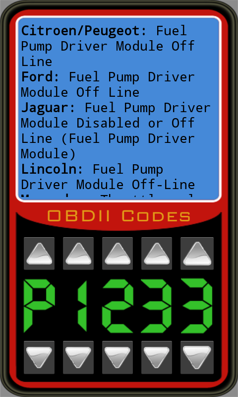 Коды ошибок obd 2 на русском