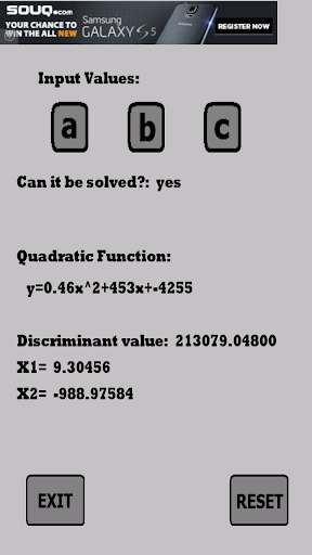 【免費教育App】Quadratic Equation Solver-APP點子