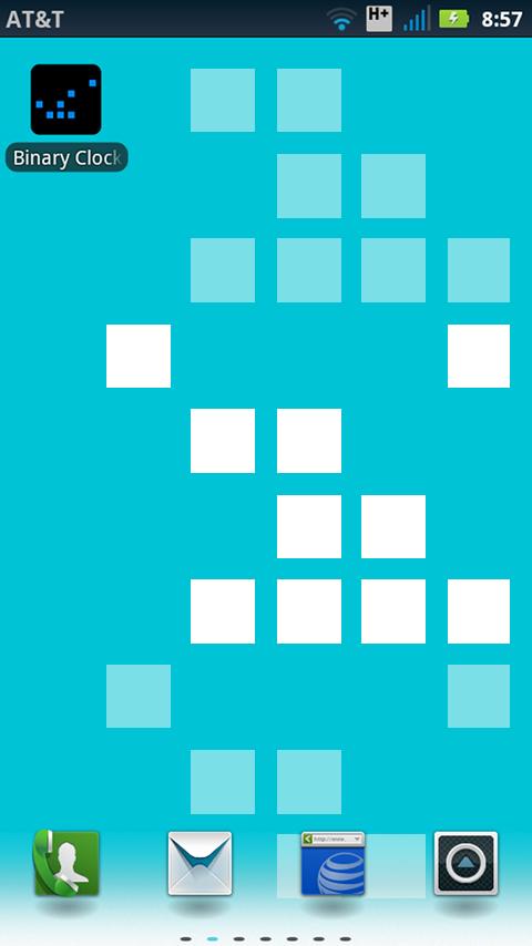 Binary Clock Pro Version Screen 2