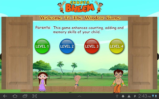 Window Game with Chhota Bheem