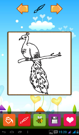 【免費教育App】Peacock Coloring Pages-APP點子