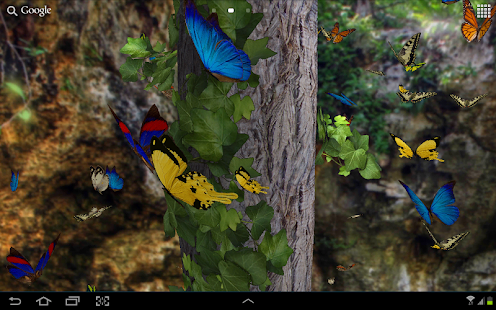 Butterflies 3D live wallpaper