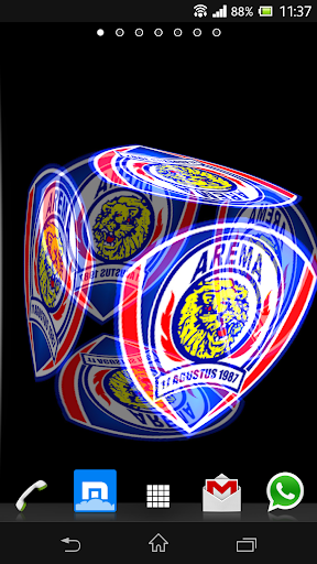 3D Arema Malang Live Wallpaper