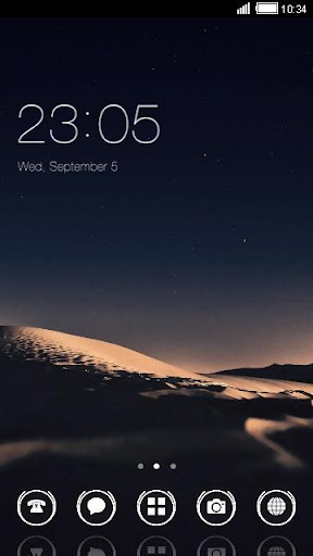 Desert Night C Launcher Theme