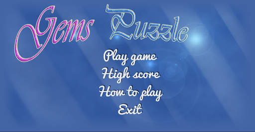 Match 3 Gems Puzzle