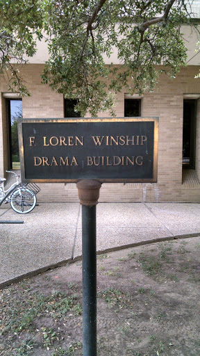 F. Loren Winship Drama Building Plaque