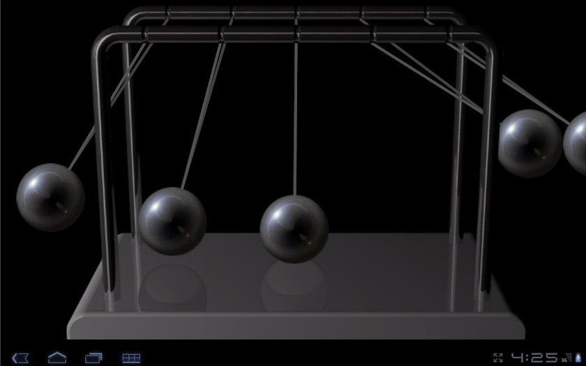 Newtons cradle Screen 2