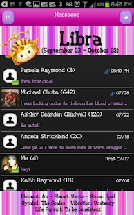 GO SMS - Libra Scales Screenshots 0