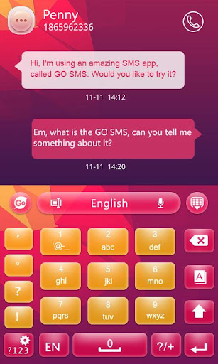 Glorious GO Keyboard Theme