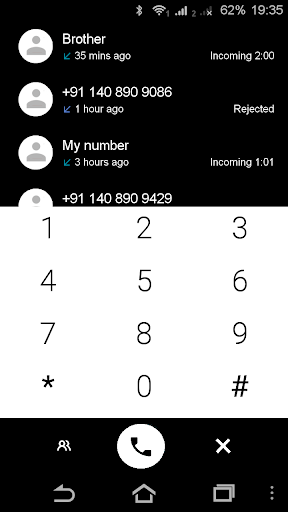 【免費個人化App】Exdialer Theme Black And White-APP點子