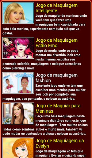 Jogos de maquiar