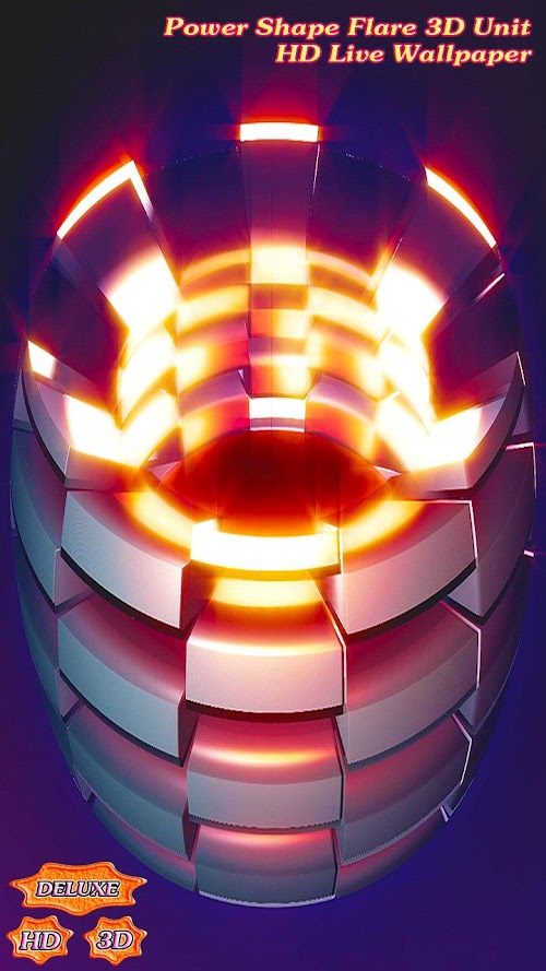 Android application Power Shape Flare 3D Unit screenshort