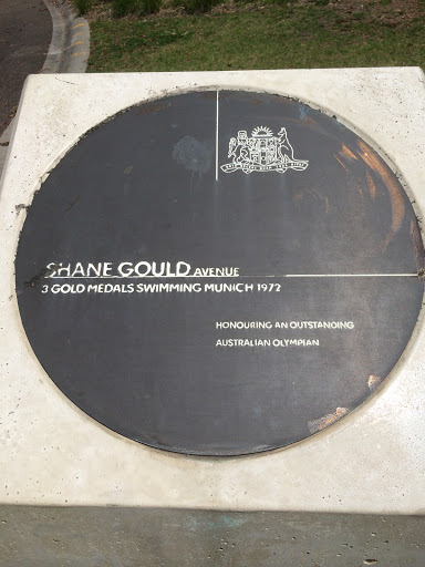 Shane Gould Avenue Commemorative Plaque