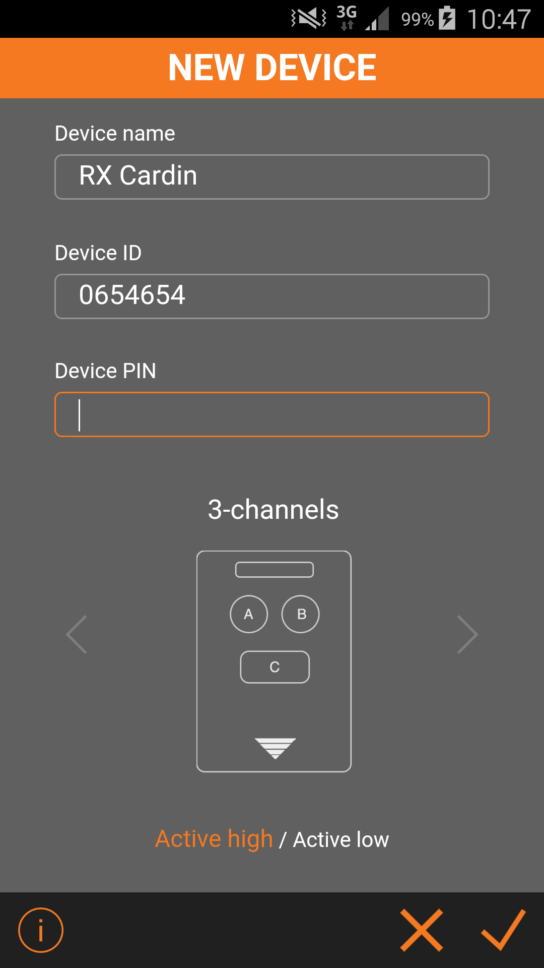 Android application CRD ONE screenshort