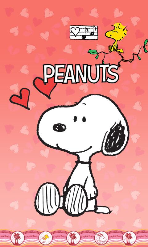 Android application GO SMS PRO PEANUTS STICKER screenshort