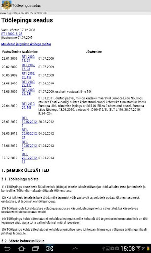 Estonian legislation - Laws