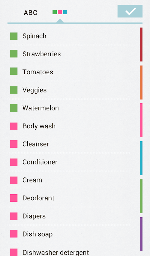 Buy Me a Pie! Grocery List Pro - screenshot