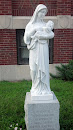 Mary Holding Jesus Statue