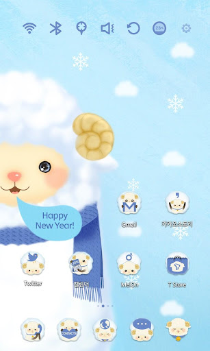 免費下載個人化APP|Happy New Year 런처플래닛 라이브 테마 app開箱文|APP開箱王