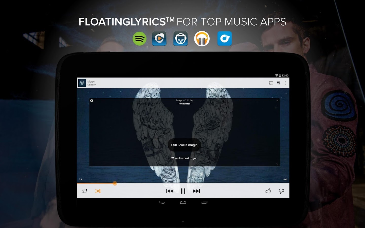 musiXmatch Music Player Lyrics screenshot