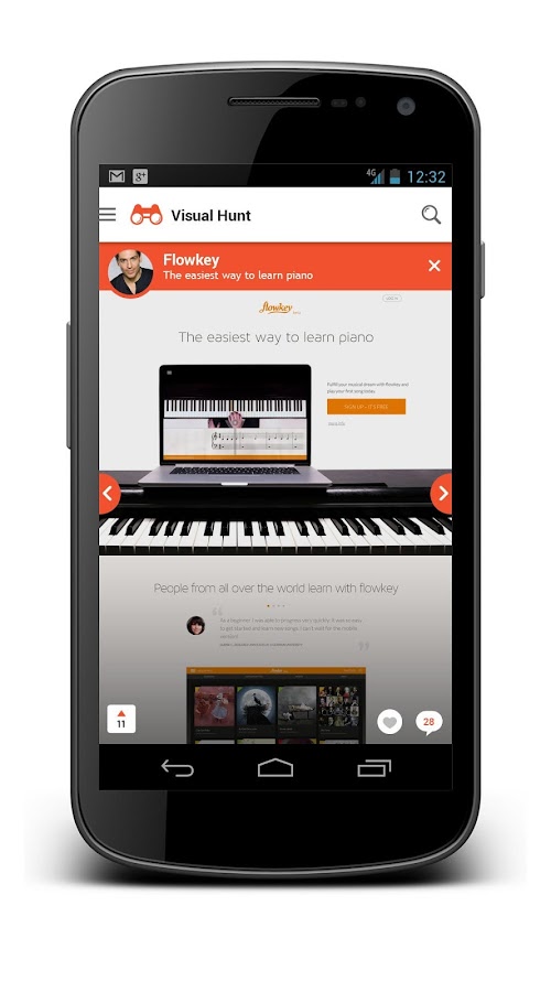    Visual Hunt for Product Hunt- screenshot  