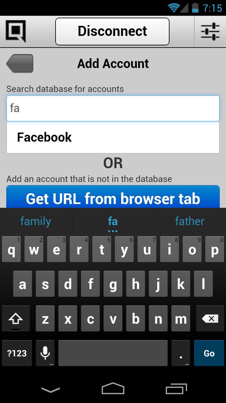 QR Hook Password Manager Screen 3