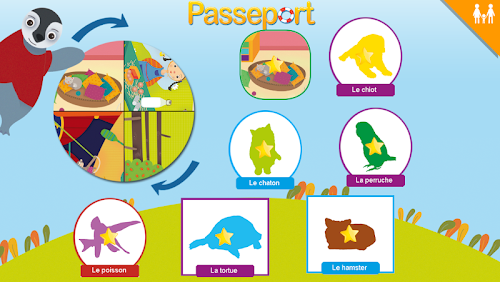 Android application Passeport PS MS : les animaux screenshort