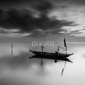 boat by Didit Aryono - Black & White Landscapes