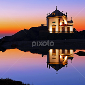 Reflex at sunset by Antonio Amen - Buildings & Architecture Places of Worship