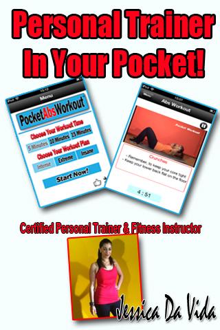 Android application Pocket Abs Daily Workout App screenshort
