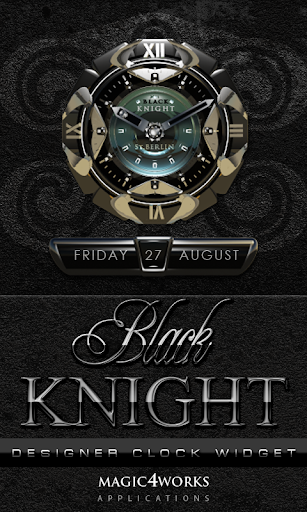 Black Knight Clock Widget