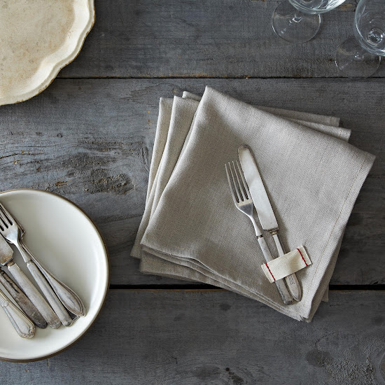 Heirloom Linen Napkins on Provisions