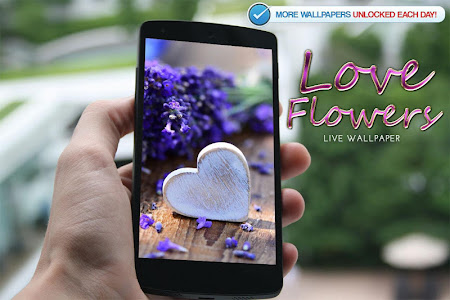 Love Flowers Live Wallpaper 5.1 Apk, Free Personalization Application – APK4Now