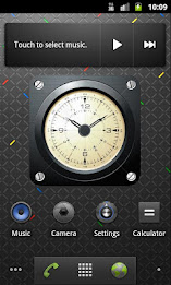 AVIATOR - retro clock widget poster 1