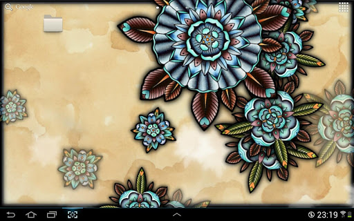 Tattoo Flowers Live Wallpaper