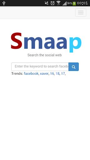 Smaap - Facebook Suchmaschine