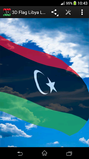 3D Flag Libya LWP