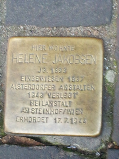 Stolperstein Helene Jakobsen