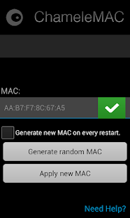  ChameleMAC - Change Wi-Fi MAC- gambar mini tangkapan layar  