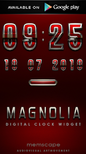 免費下載生活APP|MAGNOLIA Luxury Clock Widget app開箱文|APP開箱王