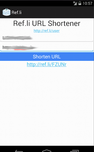 Ref.li URL Shortener