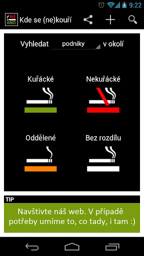 Kde se ne kouří