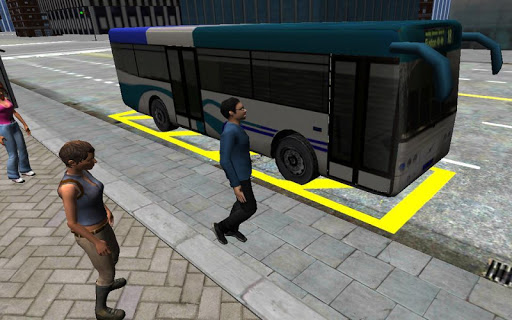 3D City driving - Bus Parking