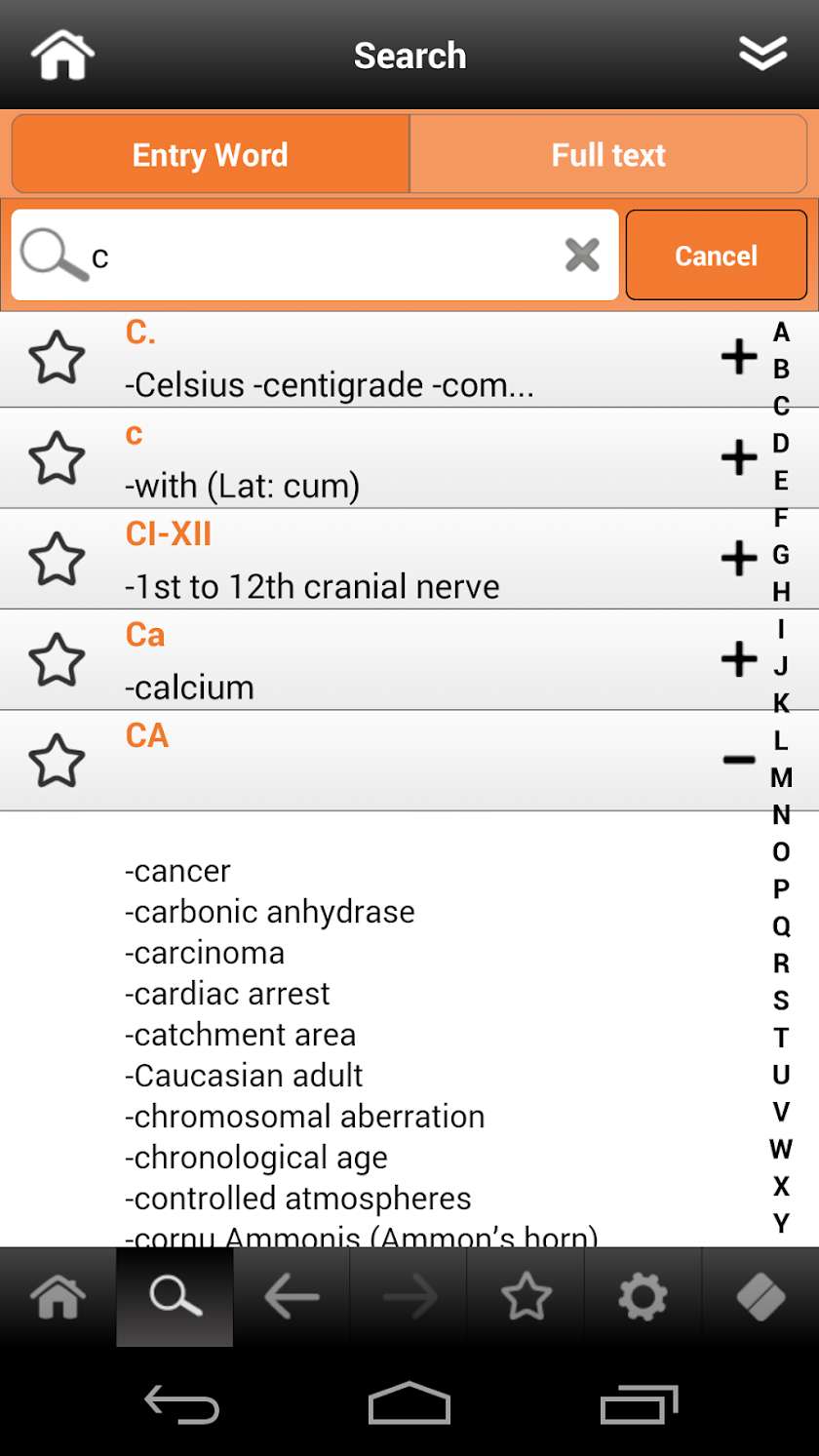 Medical Abbrevation pocket Screen 2