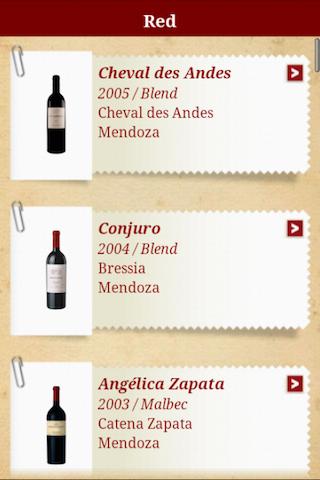 Argentinean Wines Screen 2