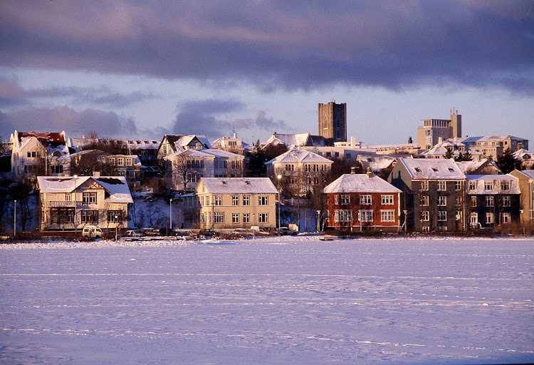 Houses in Iceland.