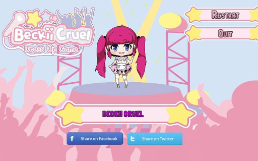 【免費休閒App】Beckii Cruel Dress Up Game-APP點子