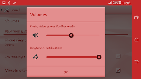 Polygons Red Xperien Theme poster 10